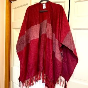 Cozy Plaid Poncho